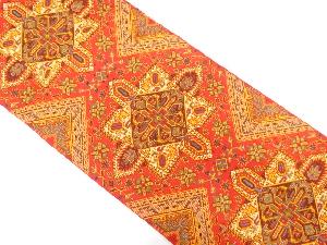 華紋織り出し　名古屋帯